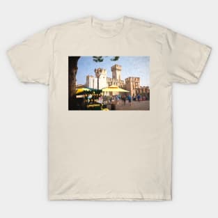 Sirmione Scaliger Castle with artistic filter T-Shirt